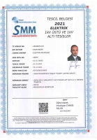 Elektrik Tescil Belgesi (SMM)